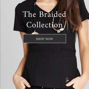 NEW WITH TAGS Jaanuu Braided Top